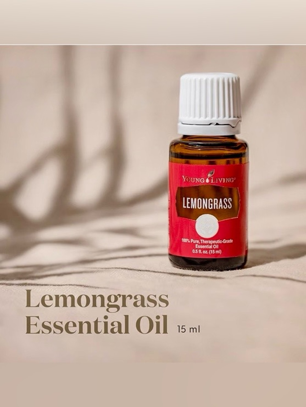 Young Living Lemongrass Essential Oil - Brand New Sealed Unopened 15 ml bottle - Picture 7 of 8